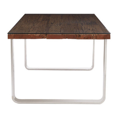 Kerala Natural U Shaped Base Dining Table