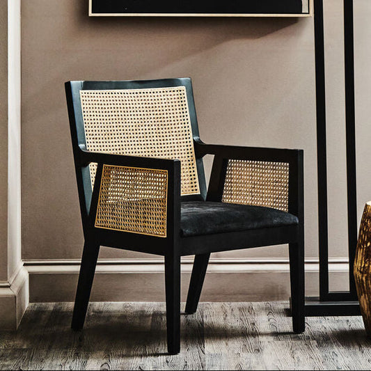 Corso Rattan Chair with Black Frame