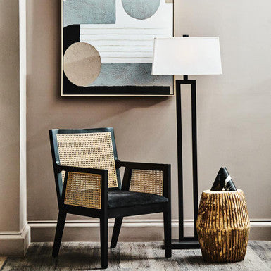 Corso Cane Rattan Back Chair