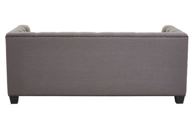 2 Seater Grey Fabric Sofa, Surina