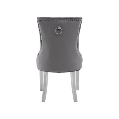 Richmond Grey Velvet Dining Chair