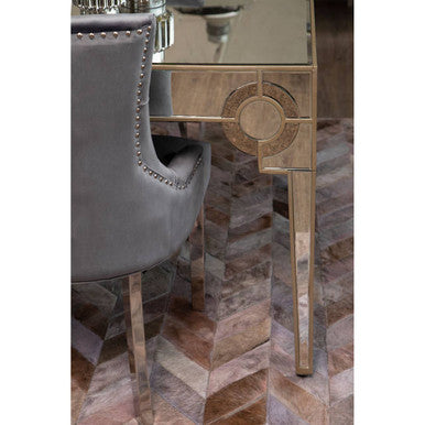 Richmond Grey Velvet Dining Chair