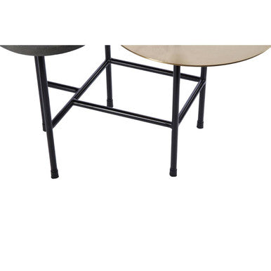 Layered Tops Grey and Black Coffee Table | Serrano