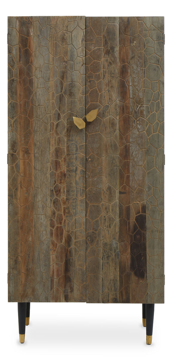 Recycled Elm Wood Tall Cabinet | Malay