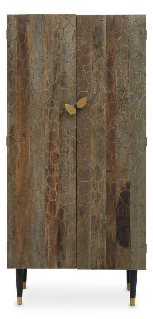 Recycled Elm Wood Tall Cabinet | Malay