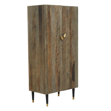 Malay Recycled Elm Wood Tall Cabinet