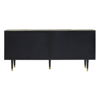 Recycled Elm Wood 4 Door Sideboard | Malay