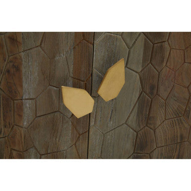Recycled Elm Wood 4 Door Sideboard | Malay