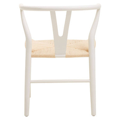 Lyon Wishbone Antique White Chair