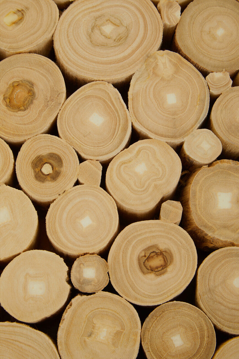 Malang Round Table With Iron Frame