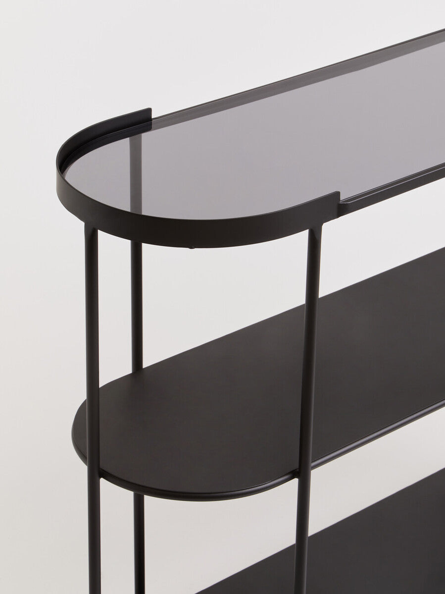 Trento Console Table With Glass Top