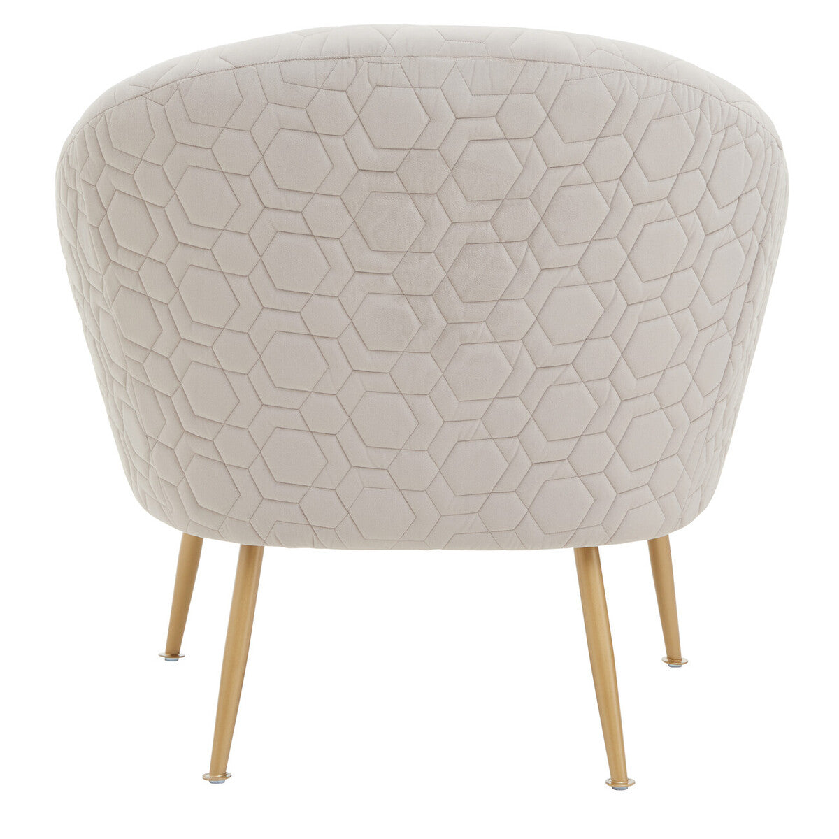 Tania Beige velvet Occasional Chair