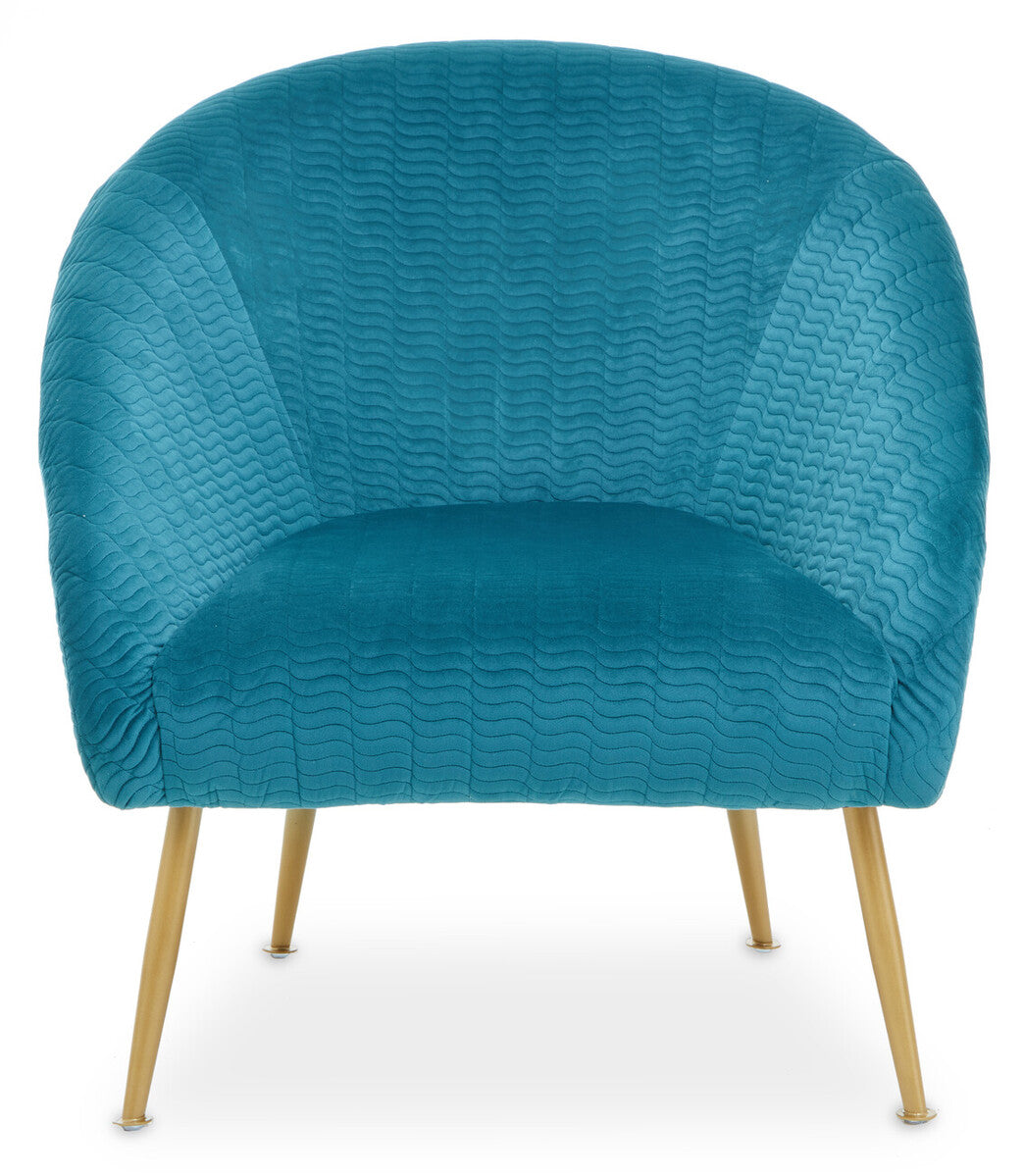Tania Blue Velvet Occasional Chair