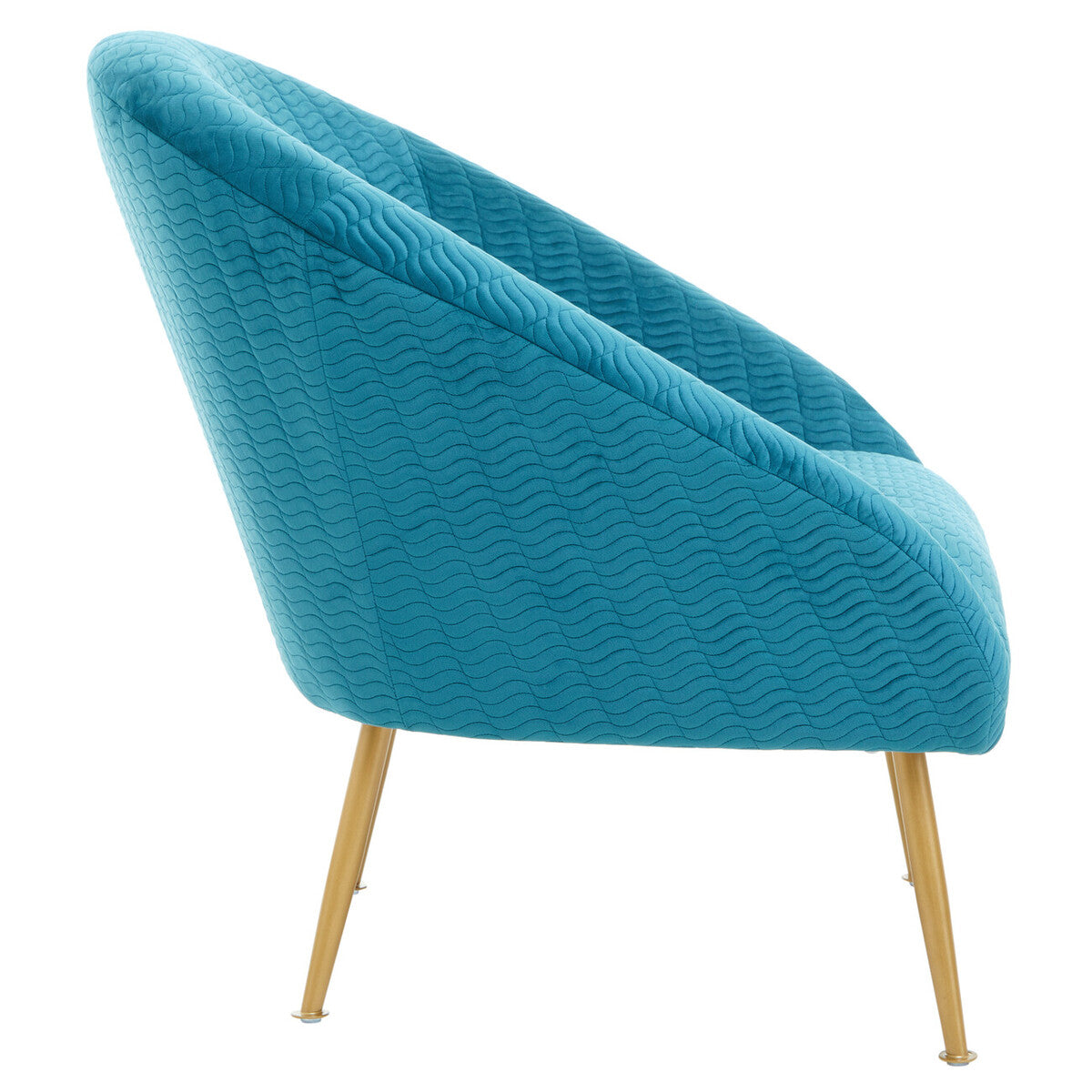 Tania Blue Velvet Occasional Chair
