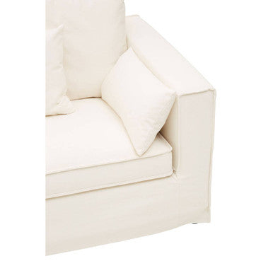 Menton 3 Seat Cream Sofa