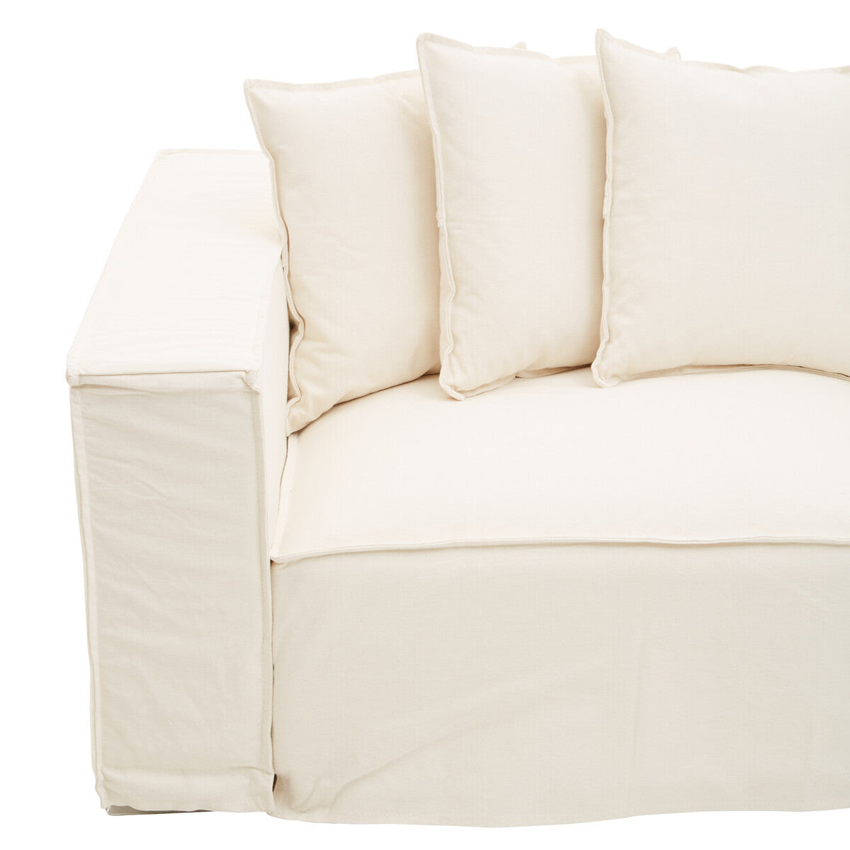 Marseille 3 Seat Cream Sofa