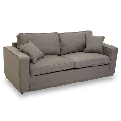 Valensole 3 Seat Grey Fabric Sofa