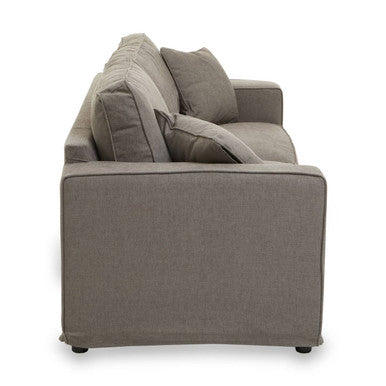 Valensole 3 Seat Grey Fabric Sofa