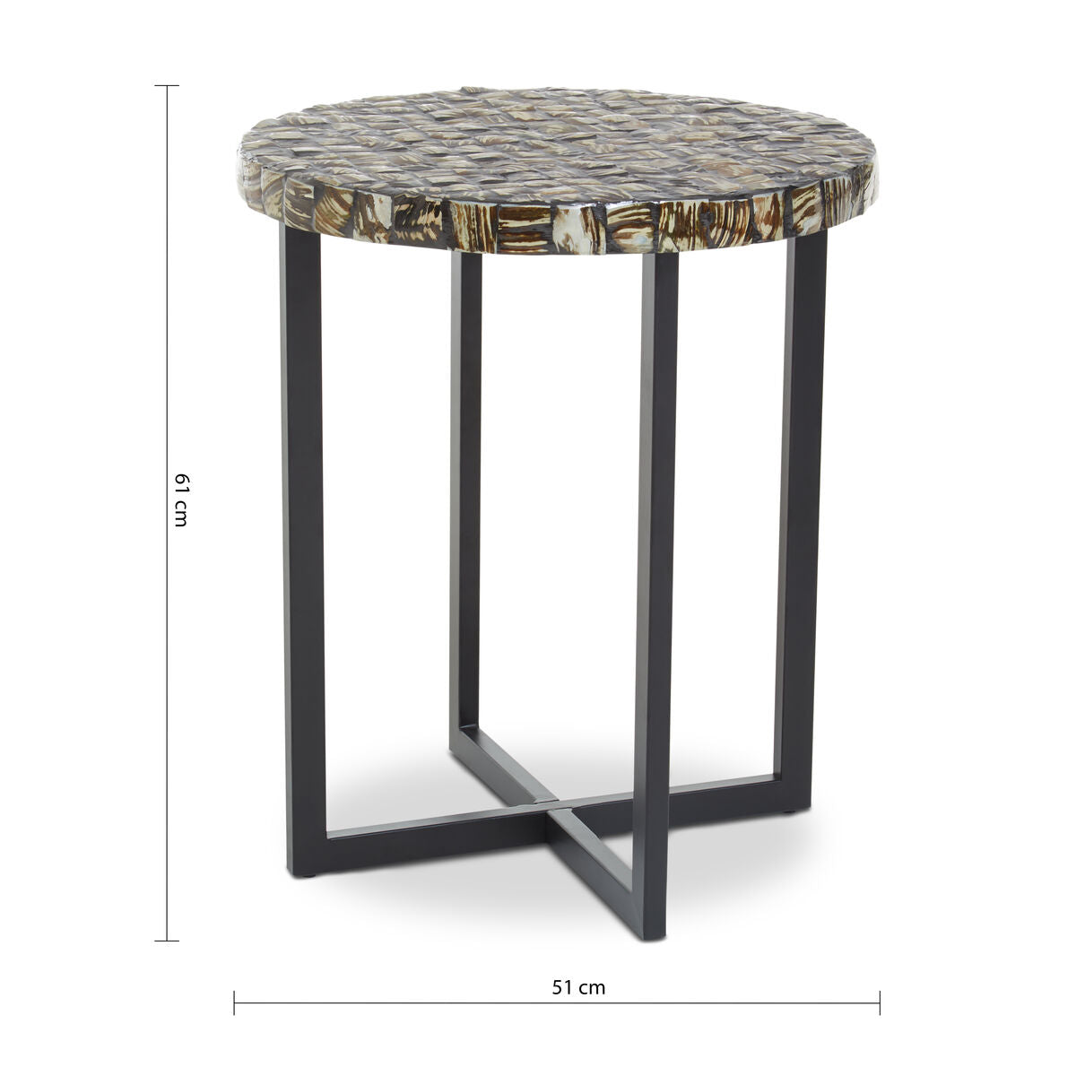 Branna Round Side Table
