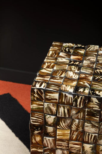 Mother of Pearl Square Side Table | Branna