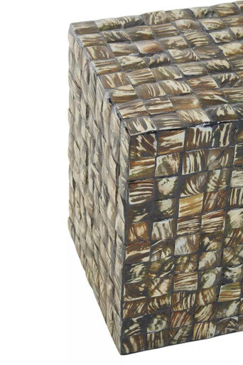 Mother of Pearl Square Side Table | Branna