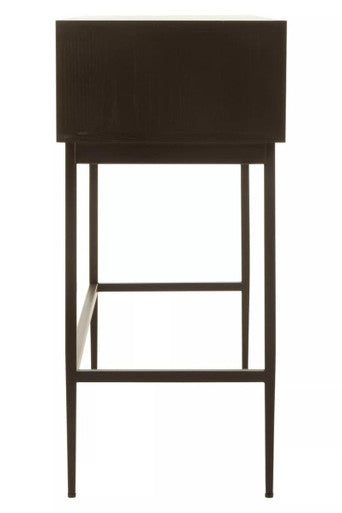 Jakara Black 2 Drawer Console Table