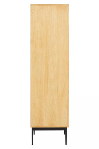 Natural Finish Cabinet with Drawers | Jakara
