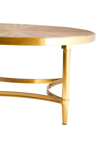 Jana Coffee Table With Curved Frame