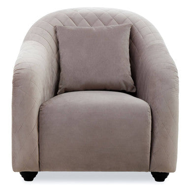 Fifi Grey Velvet Chair