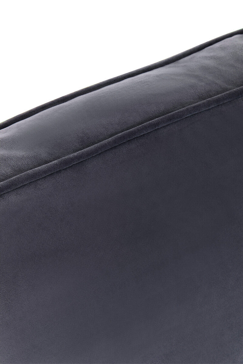 3 Seater Black Velvet Sofa | Ralph