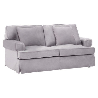 2 Seater Grey Velvet Sofa | Ralph