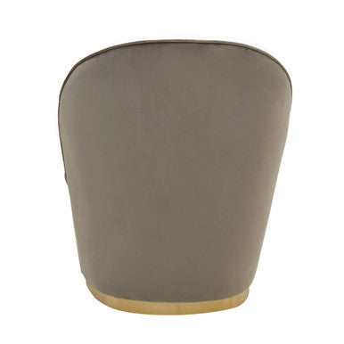 Kids Tamra Mink Velvet Gold Base Chair