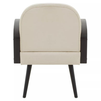 Hala Cream Velvet Armchair