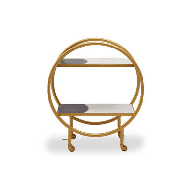 Brass Finished 2 Tier Unit | Vizzini