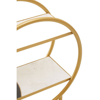 Brass Finished 2 Tier Unit | Vizzini