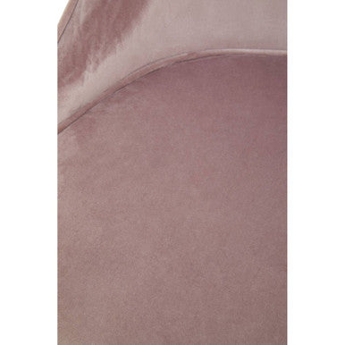 Demi Dusky Pink Velvet Dining Chair