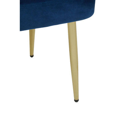 Midnight Blue Velvet Dining Chair | Dani
