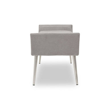 Grey Bench with Angular Base | Gilden