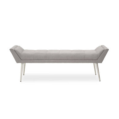 Grey Bench with Angular Base | Gilden