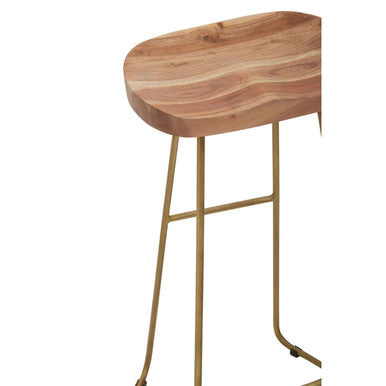 Nandri Acacia Wood Bar Stool
