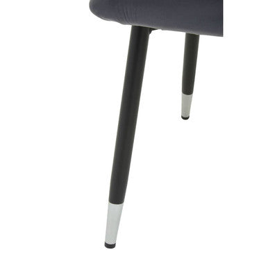 Warren Grey Velvet Dining Chair