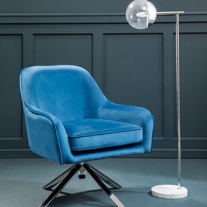 Avery Midnight Velvet Chair