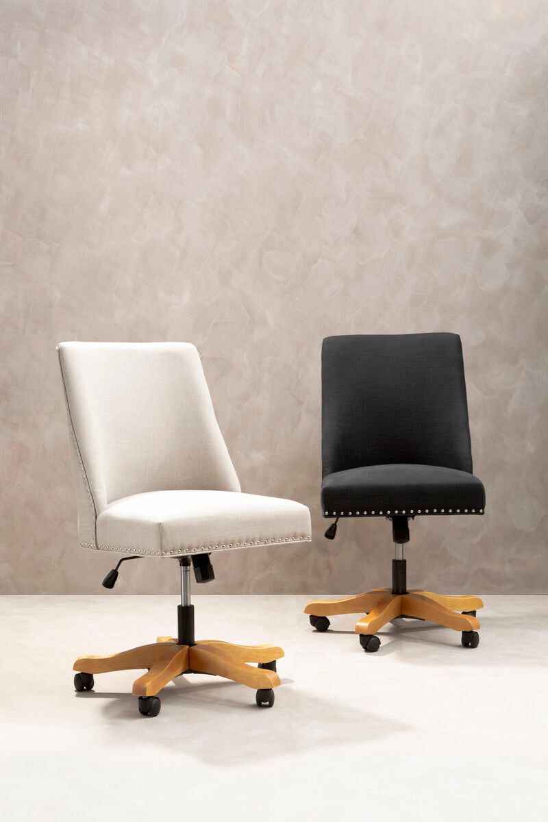 Natural Fabric Home Office Chair | Washington