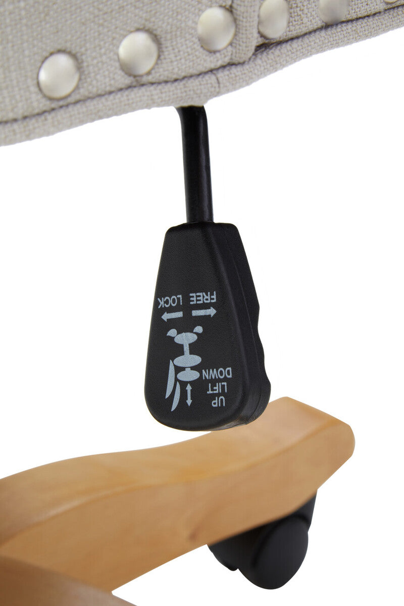 Washington Natural Fabric Home Office Chair