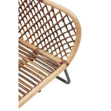 Manado Black Iron Frame Chair