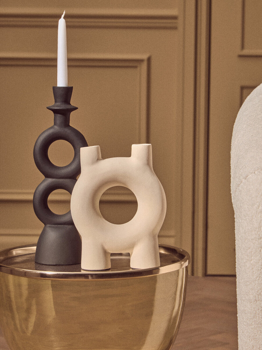 Martini Amber Glass Side Table