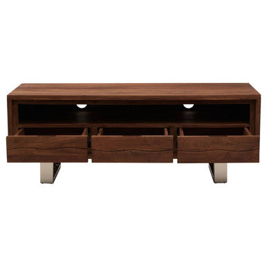 Simla Acacia Three Drawer Media Unit