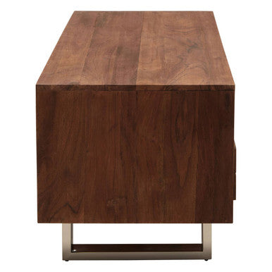 Simla Acacia Three Drawer Media Unit