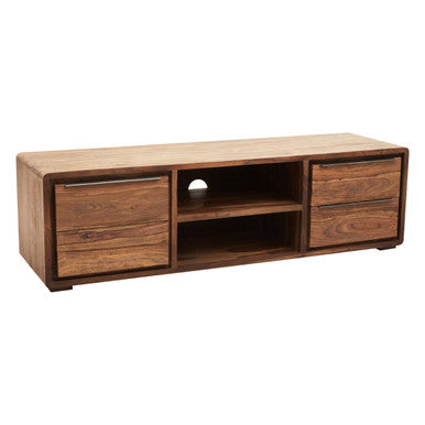 Surati One Door Sheesham And Acacia Wood Media Unit