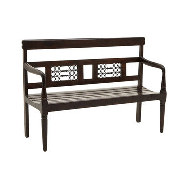 Srina Brown Sheesham Wood Bench